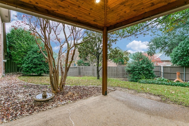 view of patio