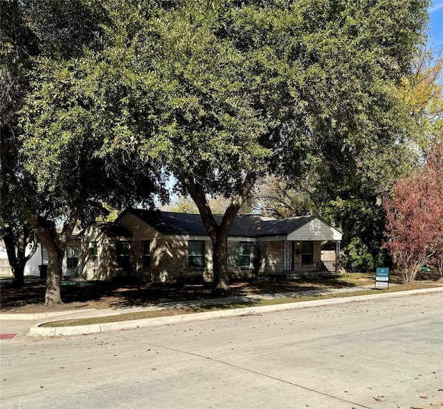 view of front of home