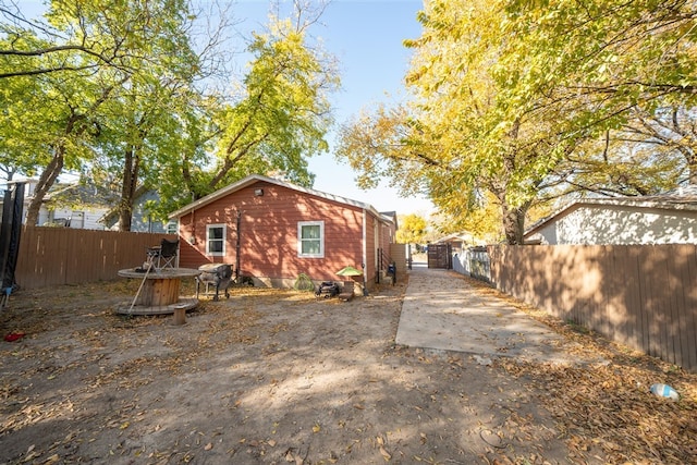 view of rear view of property