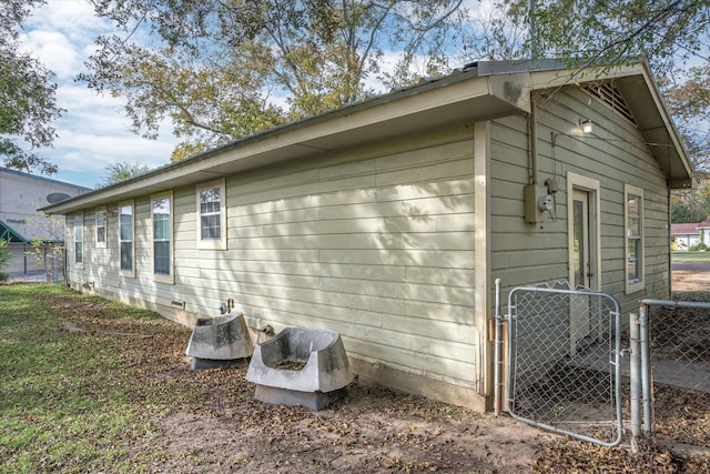 view of side of home