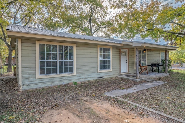 view of ranch-style home