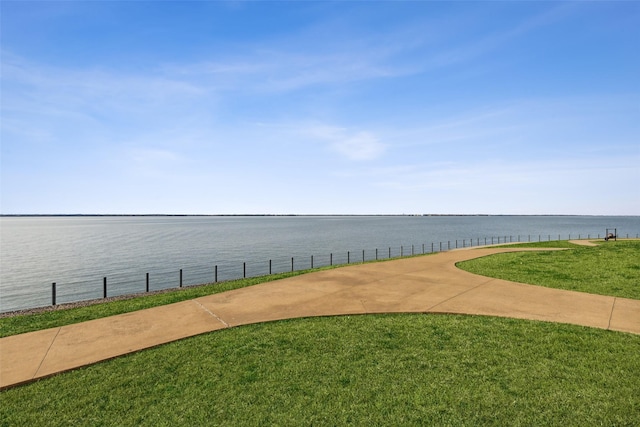 view of water feature