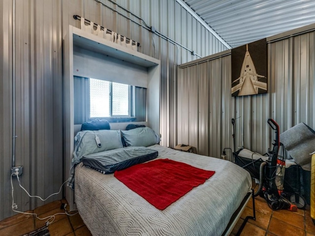 view of tiled bedroom