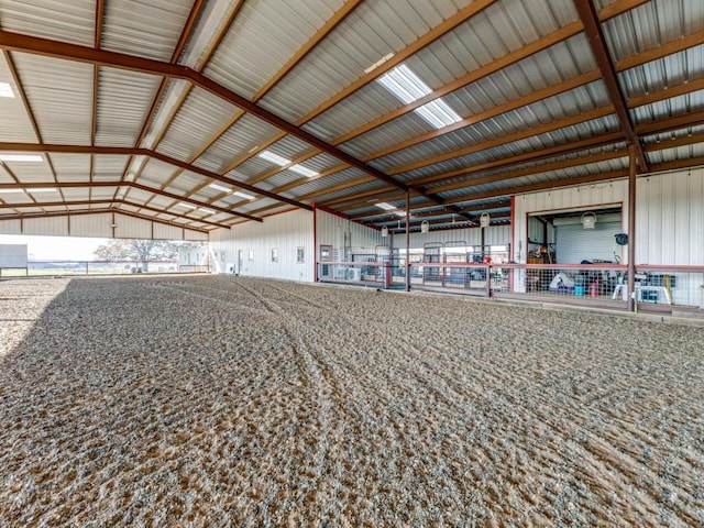 view of stable