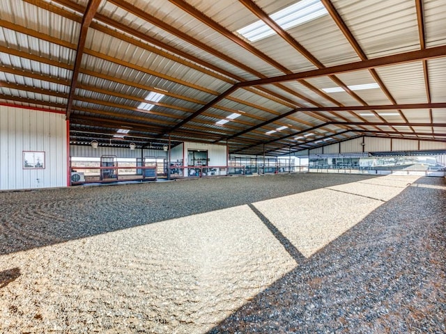 view of horse barn