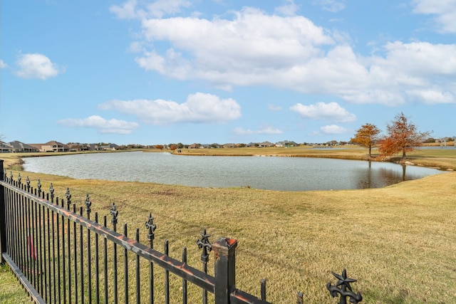 view of water feature