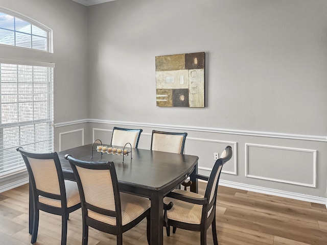 dining room featuring hardwood / wood-style floors