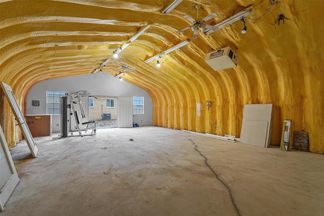 attic with plenty of natural light