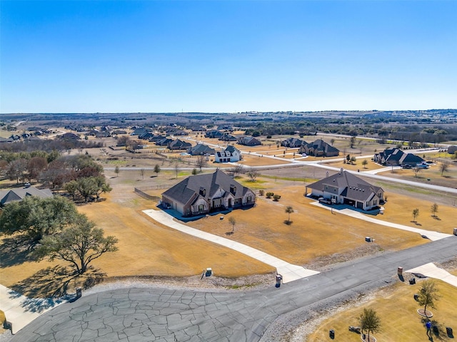 aerial view featuring a residential view