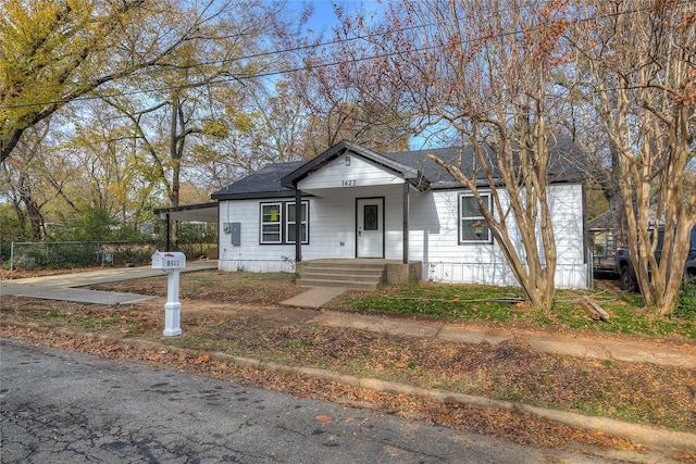 bungalow with a carport