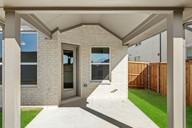 view of patio