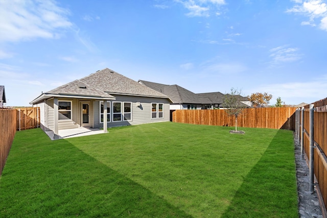 216 Hope Orchards, Lavon, TX 75166 - rear view of property with roof with shingles and a patio area