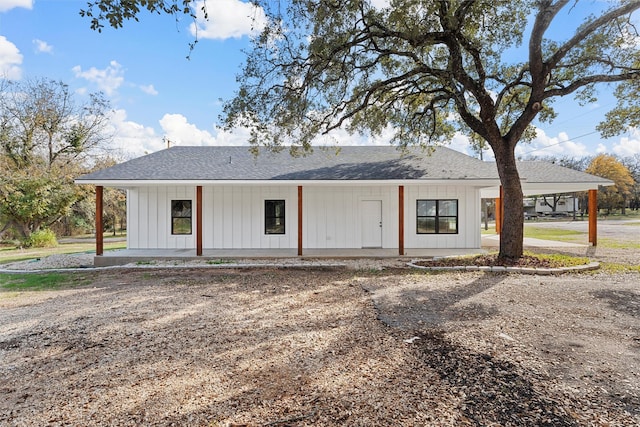 view of front of home