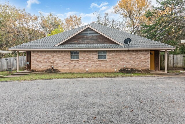 view of property exterior