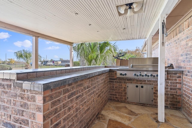 view of patio / terrace featuring area for grilling