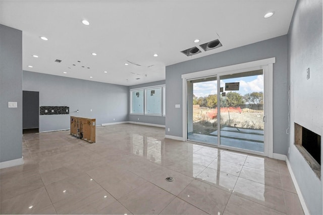 view of unfurnished living room