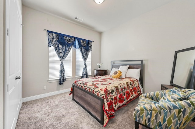 bedroom featuring carpet flooring