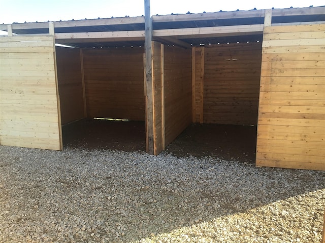 view of stable