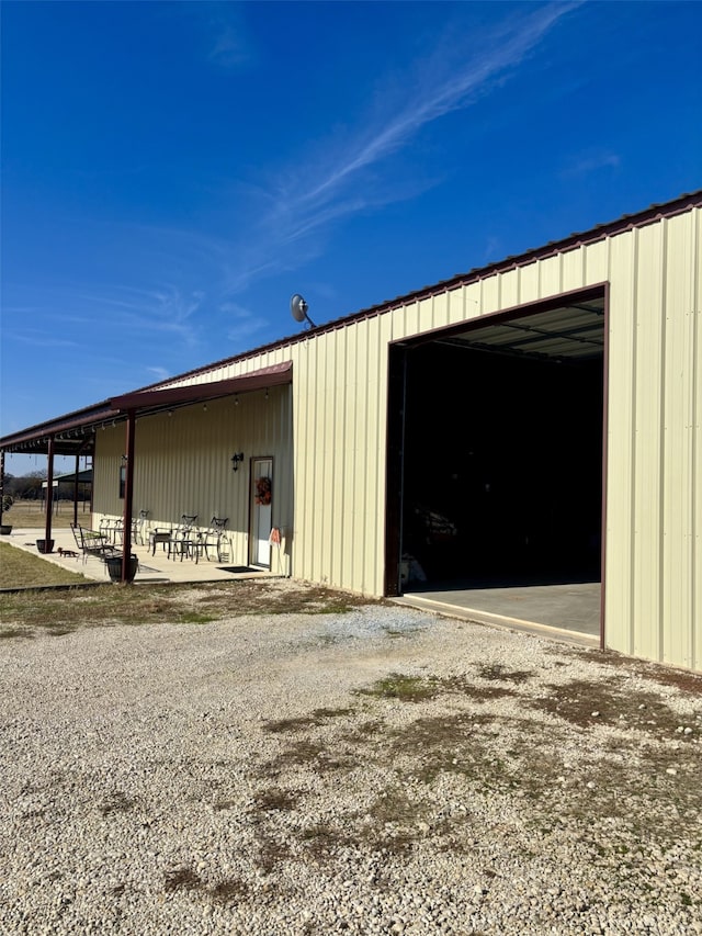 view of outbuilding