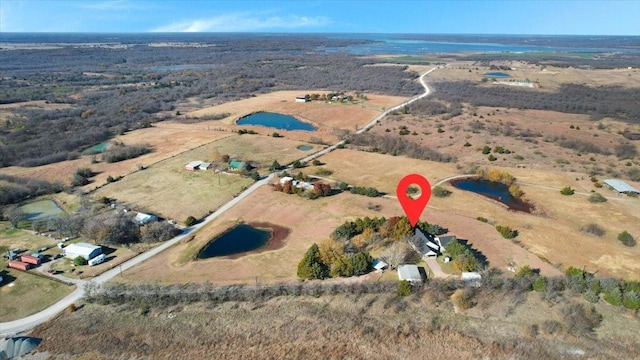 3529 Bennett Ln, Sherman, TX 75092 - birds eye view of property featuring a rural view