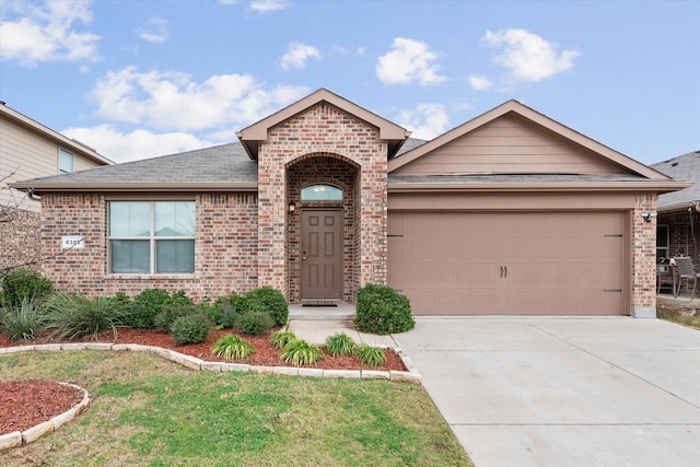 ranch-style house with a garage