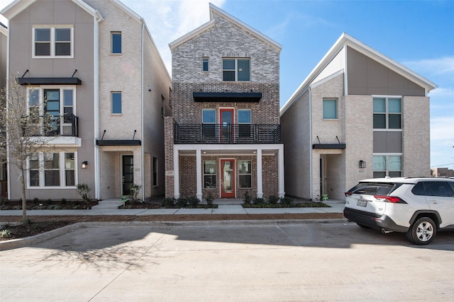 multi unit property with brick siding