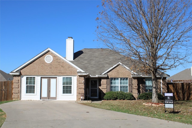 view of front of property