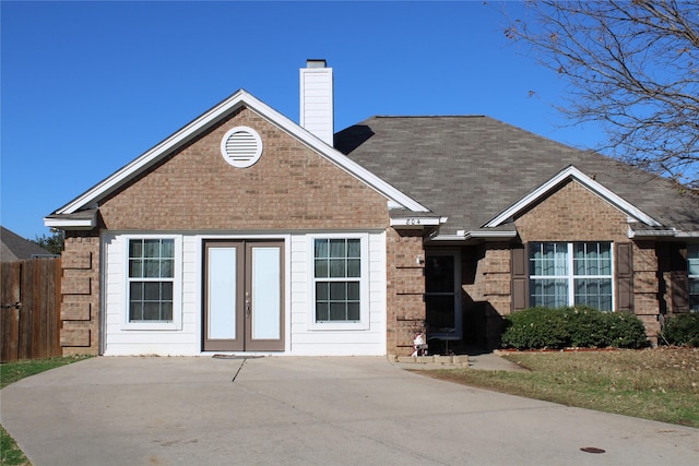 view of front of house