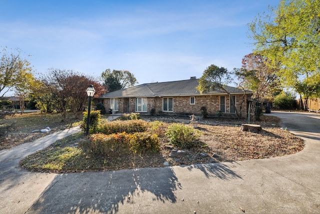 view of ranch-style home