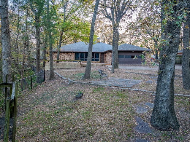 view of front of home