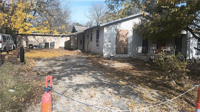 view of property exterior