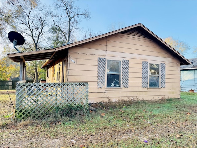 view of side of home