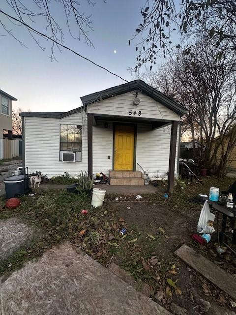 view of front of home