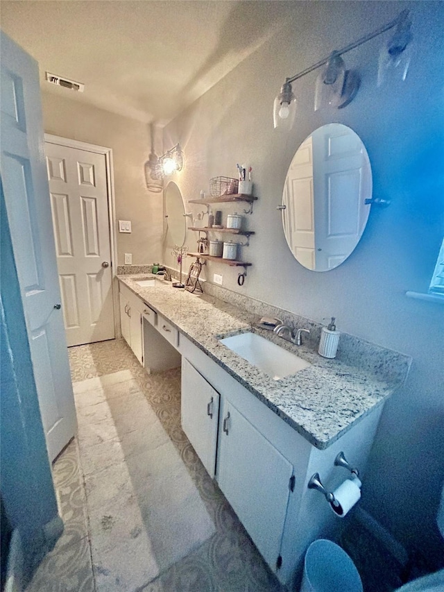 709 Kerry Ln, Azle, TX 76020 - bathroom featuring double vanity