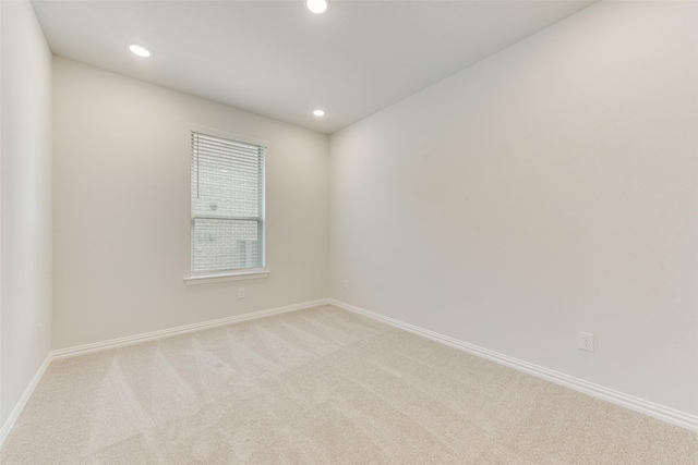 empty room with light carpet