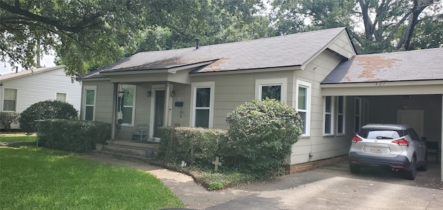 view of front of home