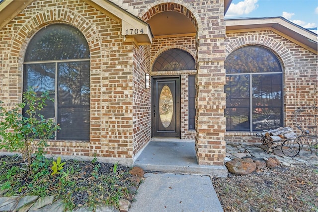 view of entrance to property