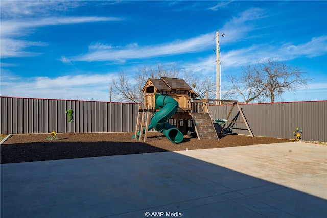 view of play area