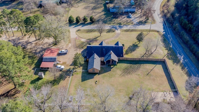 111 White Rd, Frierson, LA 71027 - birds eye view of property featuring a rural view