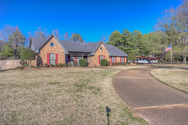 111 White Rd, Frierson, LA 71027 - view of front of property with a front yard