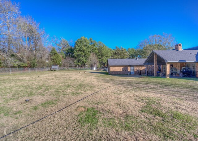 111 White Rd, Frierson, LA 71027 - view of yard