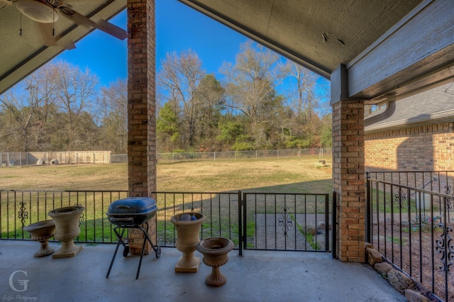 111 White Rd, Frierson, LA 71027 - view of patio / terrace featuring area for grilling