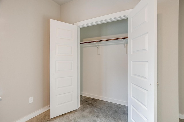 view of closet