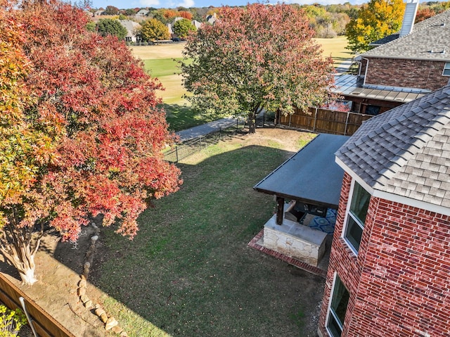 view of yard with a patio