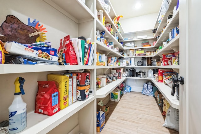 view of pantry