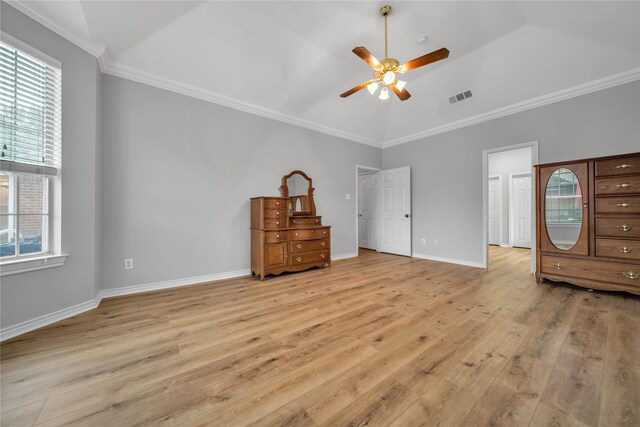 bathroom featuring vanity, separate shower and tub, and hardwood / wood-style floors