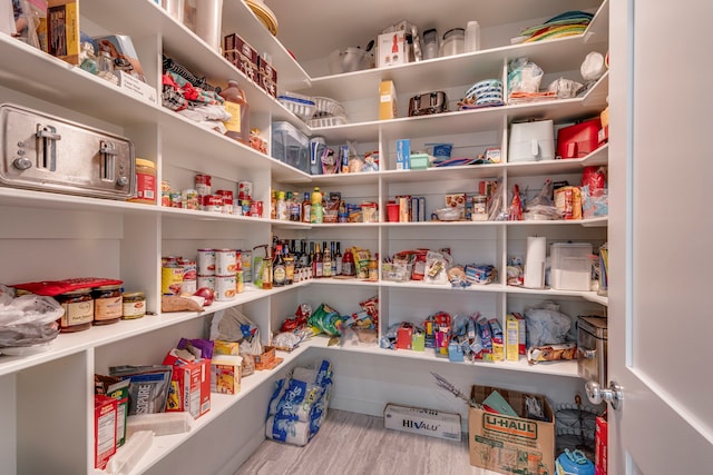 view of pantry