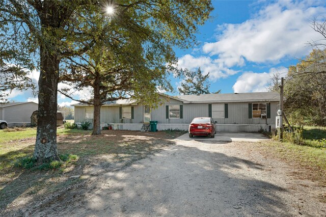 view of front of home