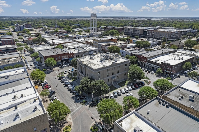 bird's eye view with a view of city