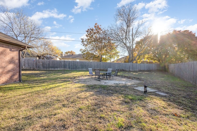 view of yard